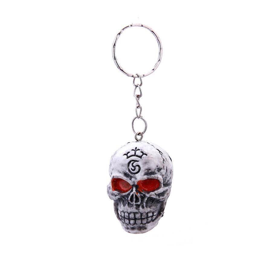 magic skull keychain