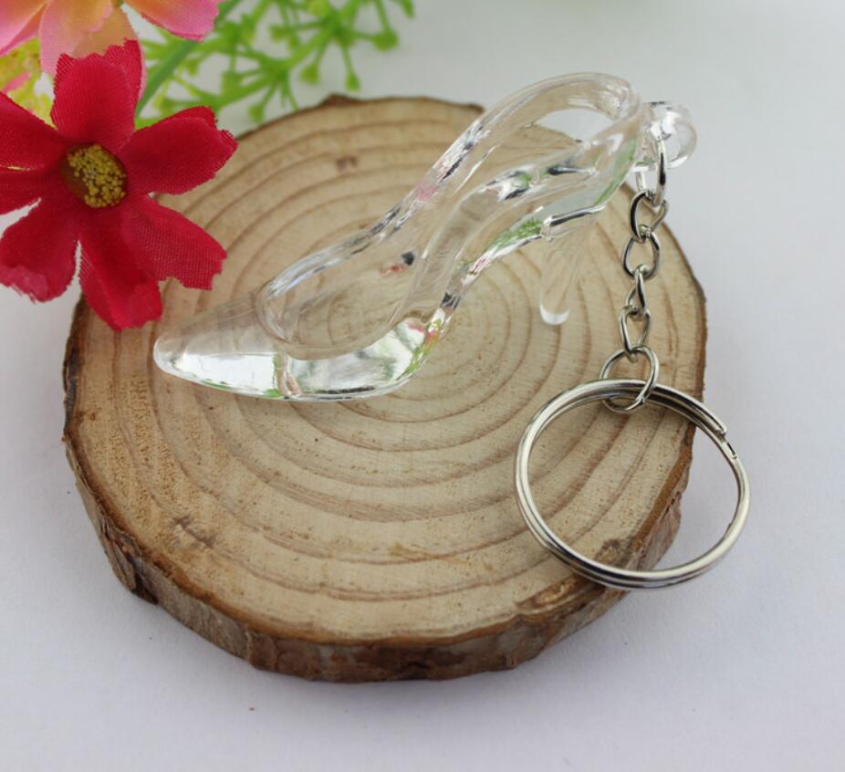 Acrylic Crystal High Heels Keychain