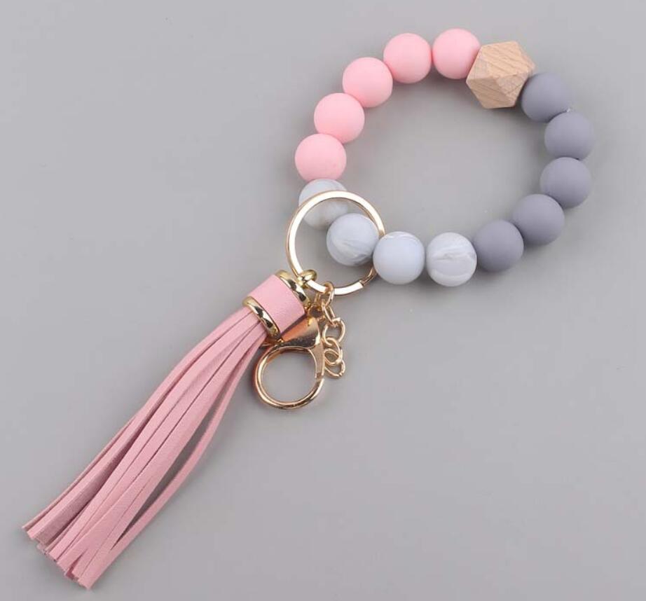 Silicone Bracelet Keychain