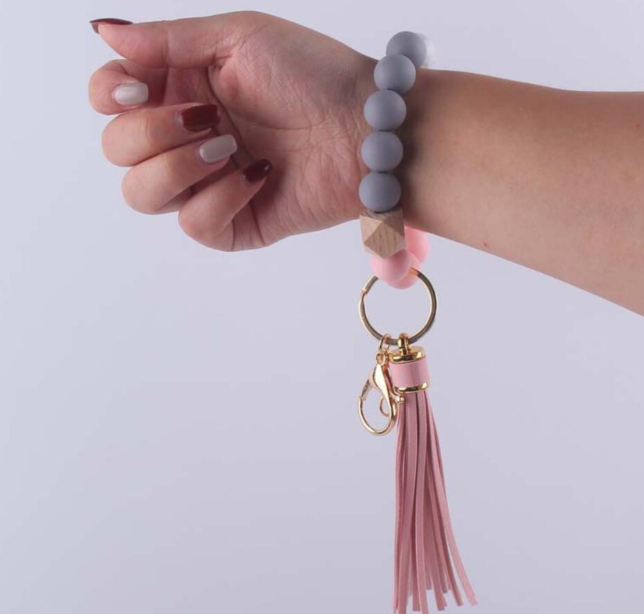 Silicone Bracelet Keychain