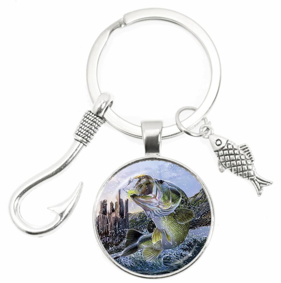 FISHING AND FISHING HOOK KEYCHAINS