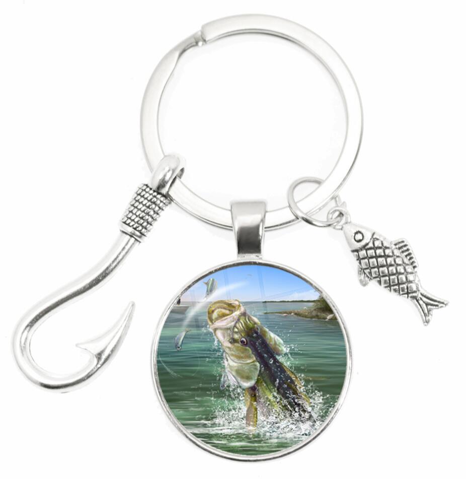 FISHING AND FISHING HOOK KEYCHAINS