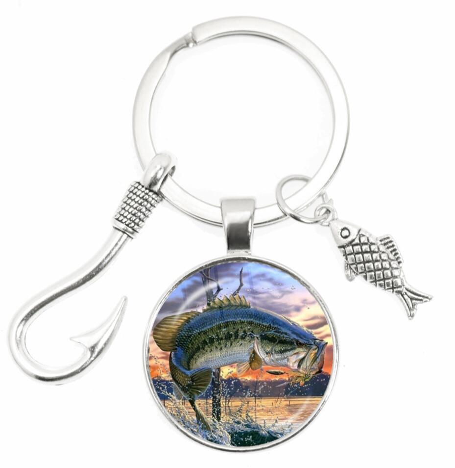 FISHING AND FISHING HOOK KEYCHAINS