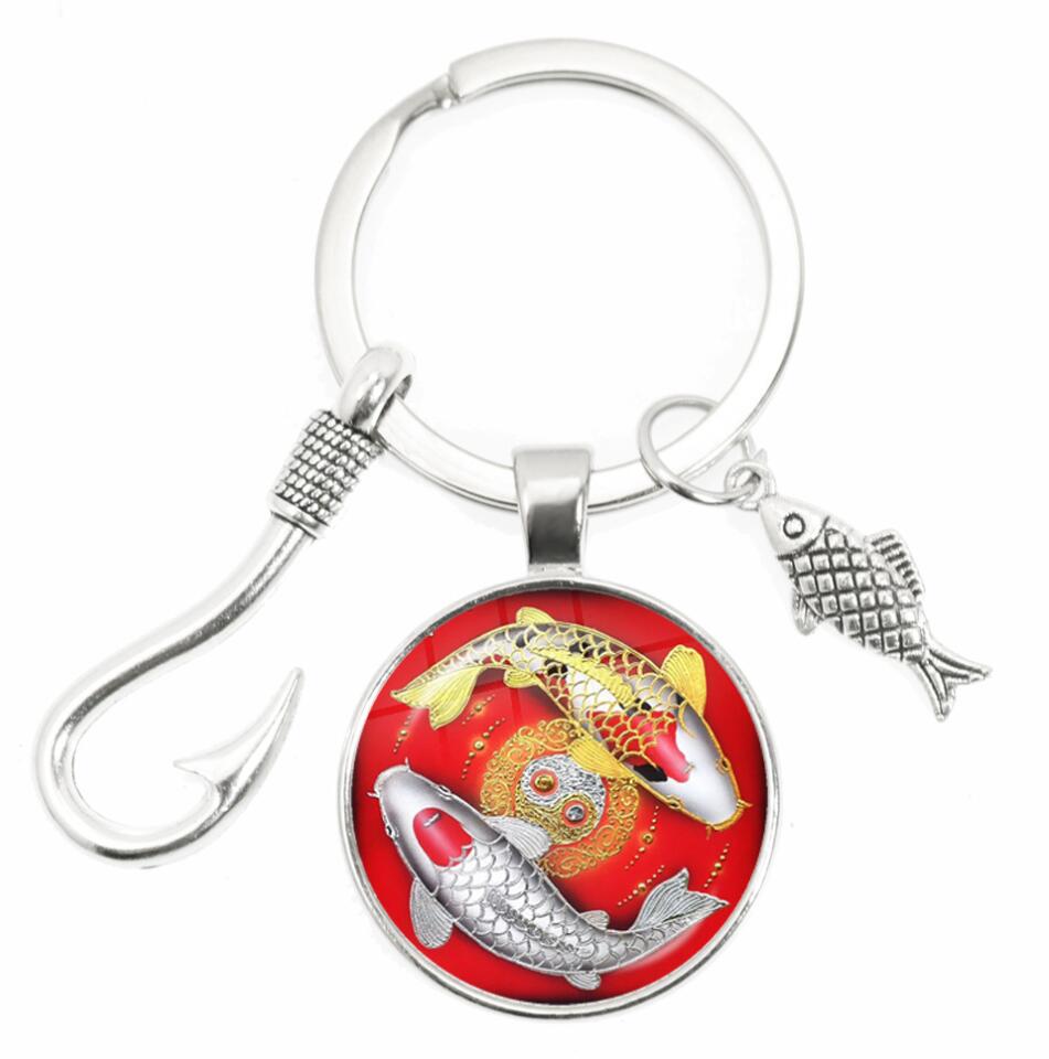 FISHING AND FISHING HOOK KEYCHAINS