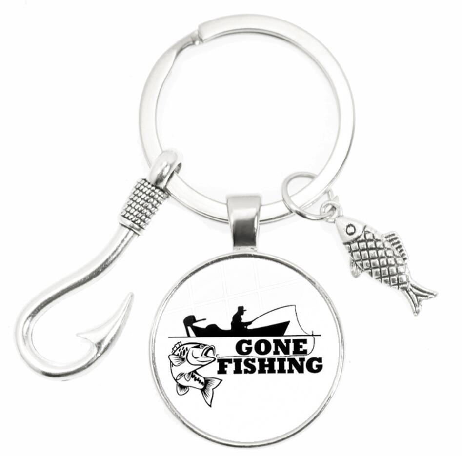 FISHING AND FISHING HOOK KEYCHAINS