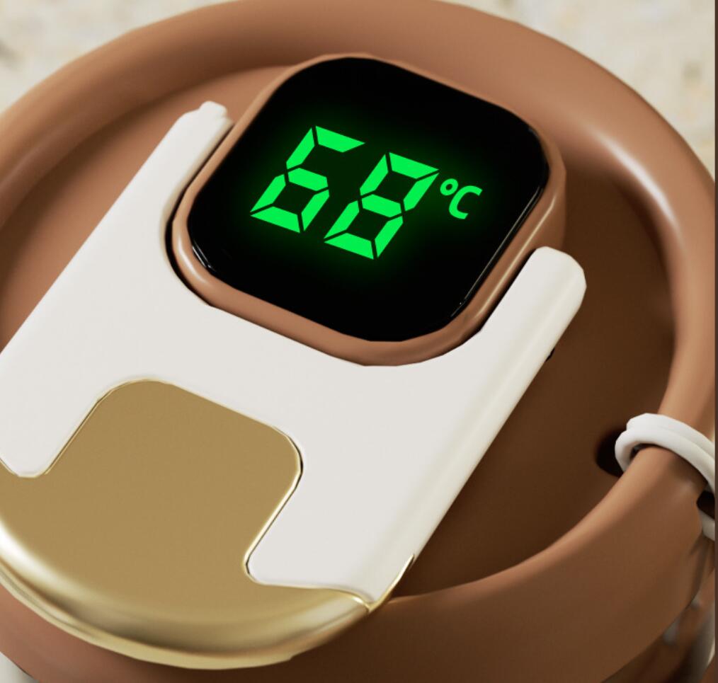 Water pattern ceramic liner coffee mug