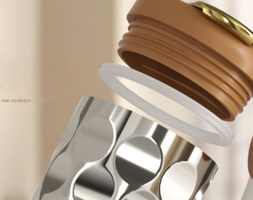 Water pattern ceramic liner coffee mug