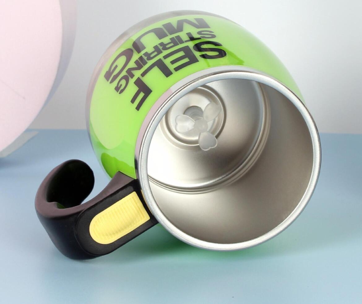 Stainless Steel Electric Stirring Coffee Mug
