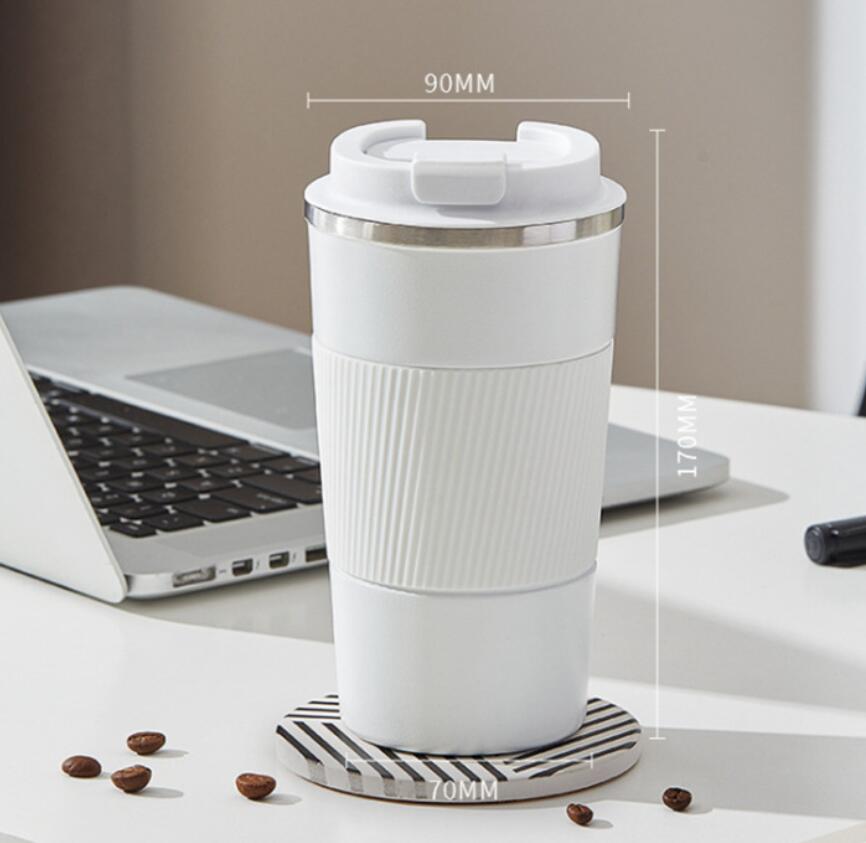 Non-slip stainless steel coffee mug