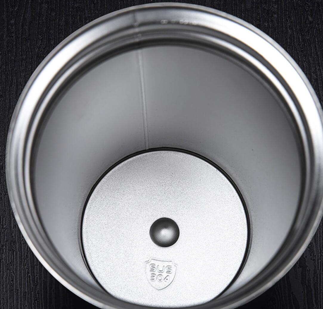 Non-slip stainless steel coffee mug
