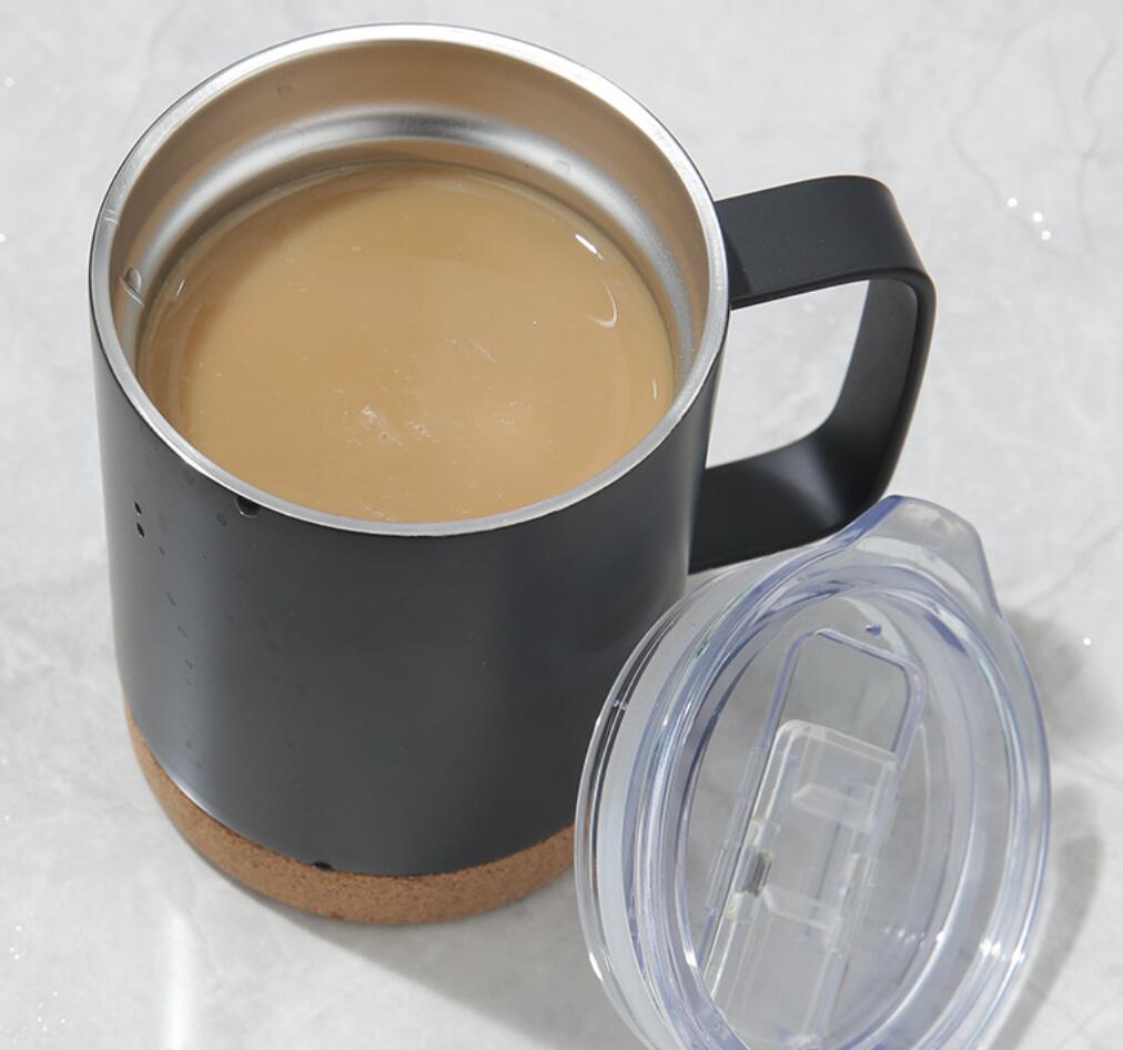 Cork Bottom Stainless Steel Coffee Mug