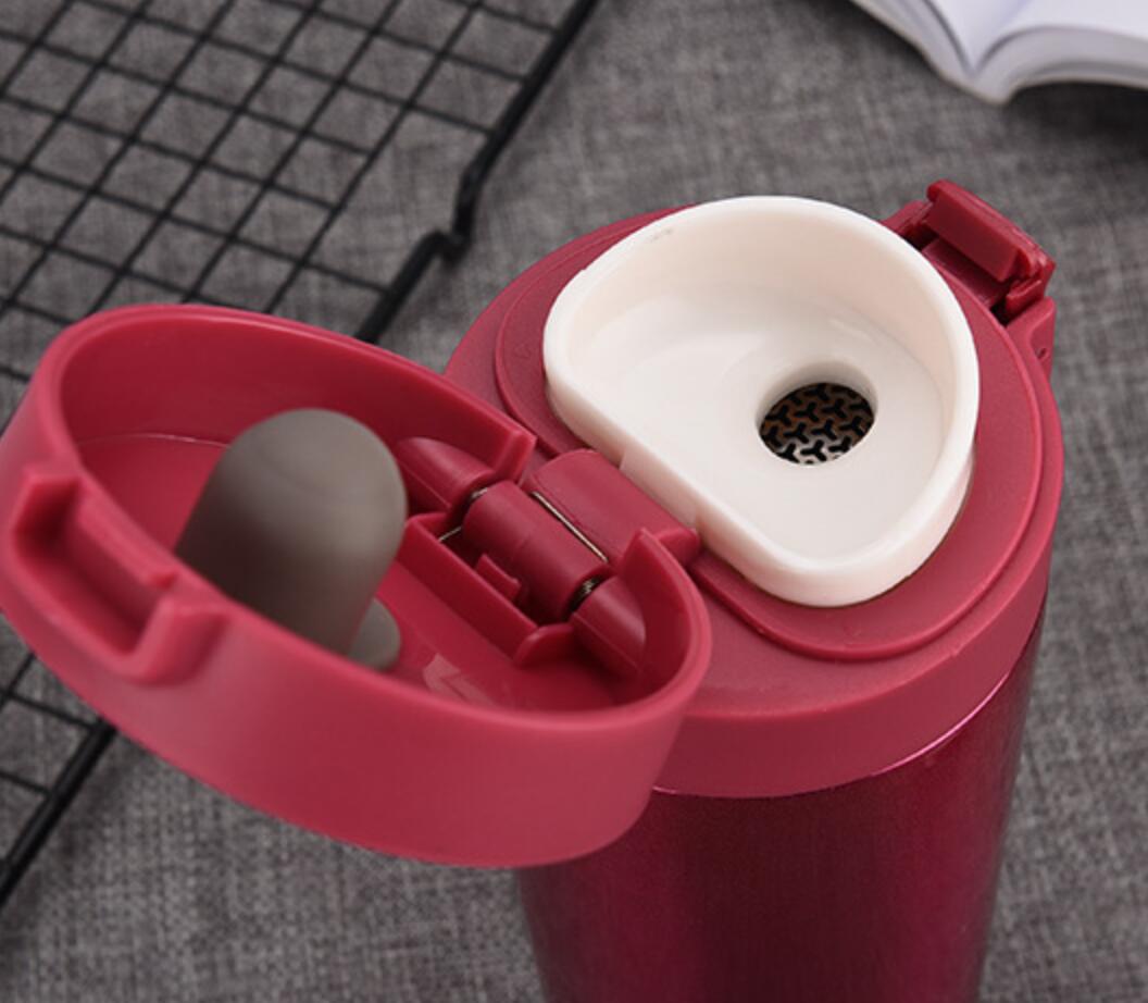 Lock type stainless steel coffee mug