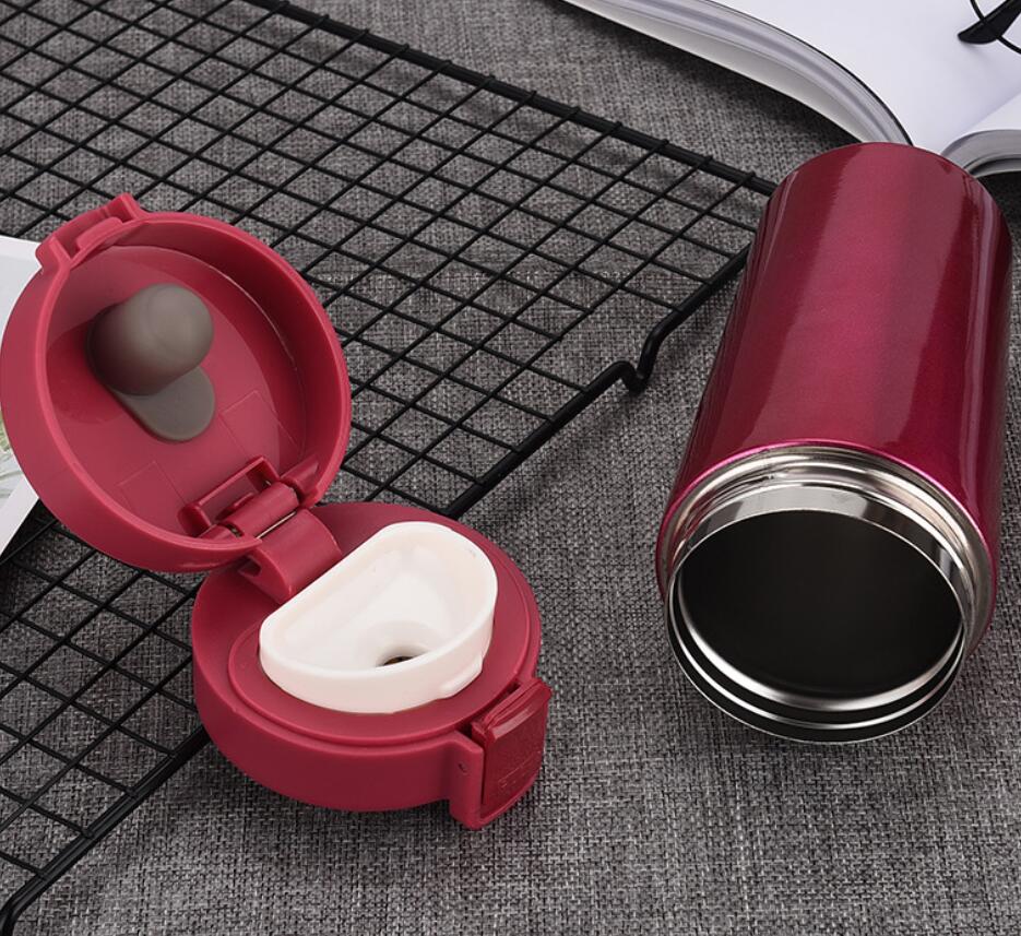 Lock type stainless steel coffee mug