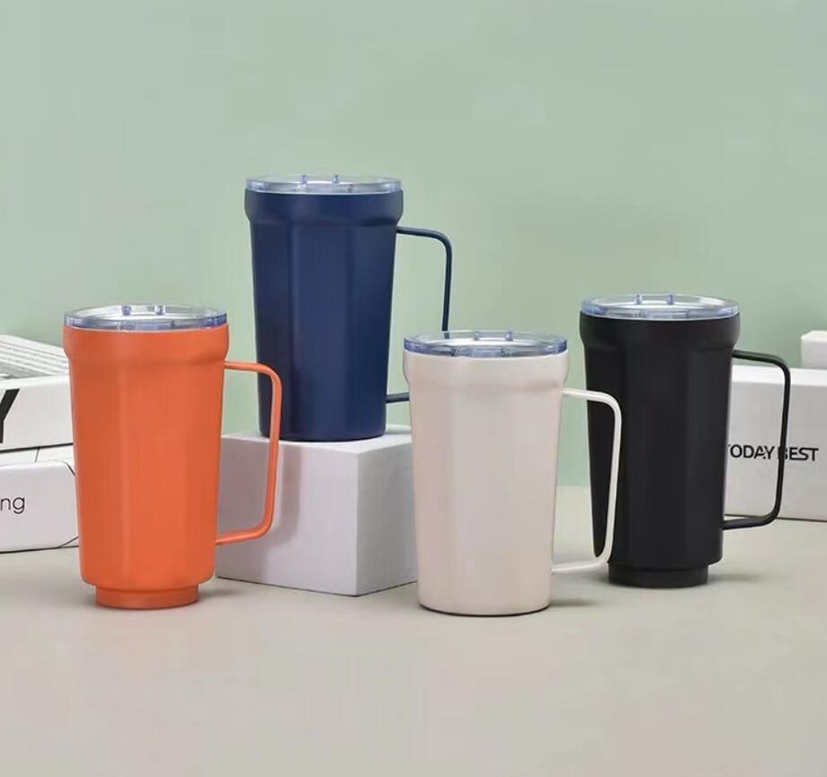 Fashion stainless steel coffee mug with handle