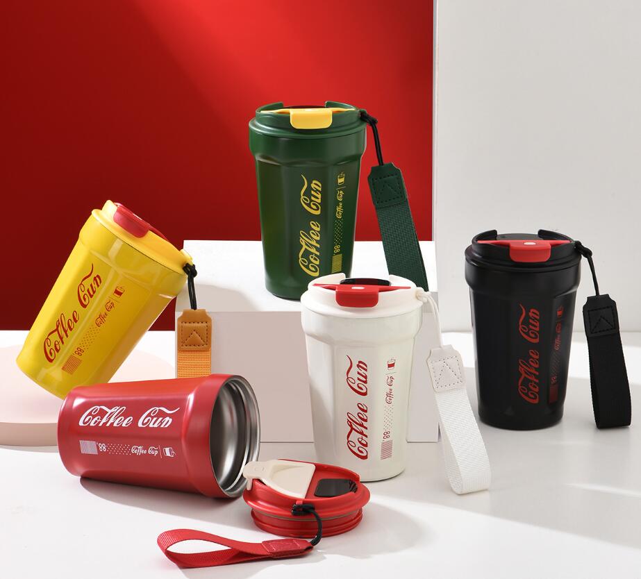 display temperature stainless steel coffee mug