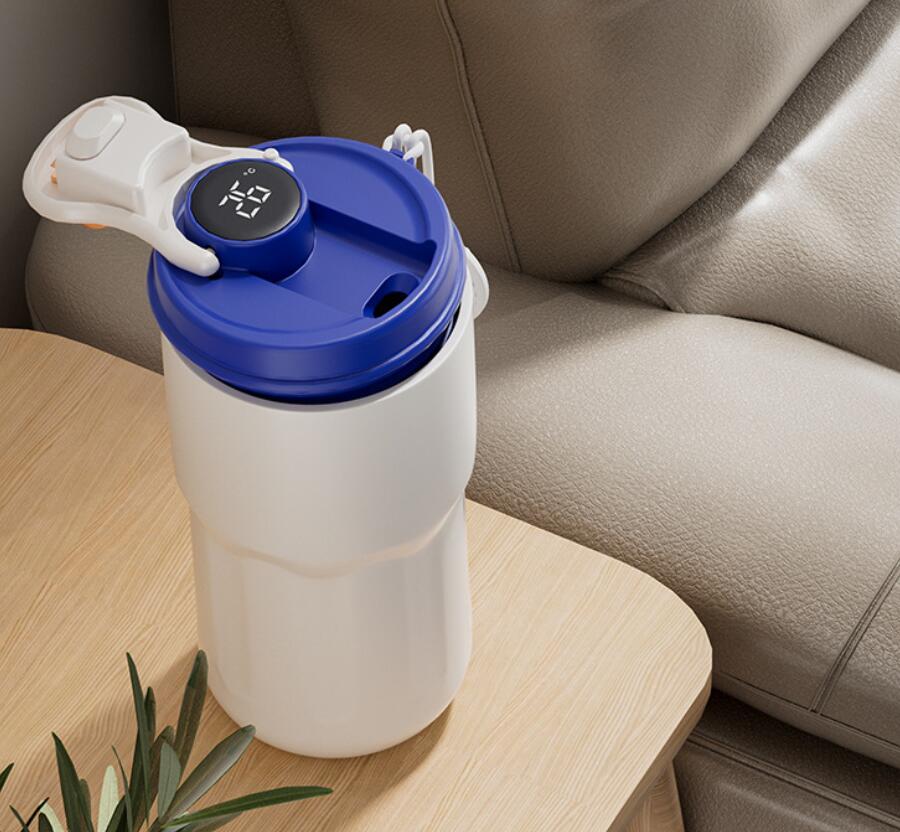 Temperature display 316 stainless steel coffee mug