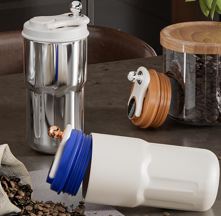 Temperature display 316 stainless steel coffee mug