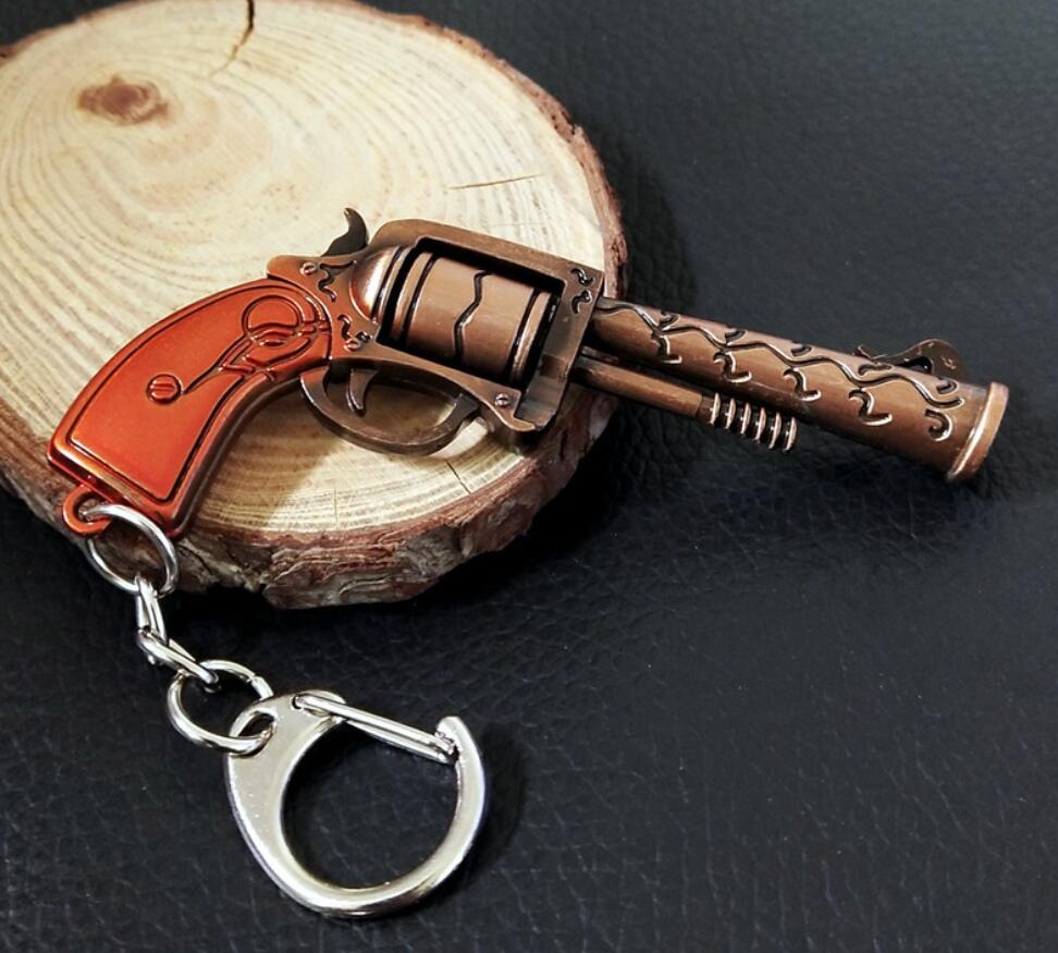 Revolver Model Keychain