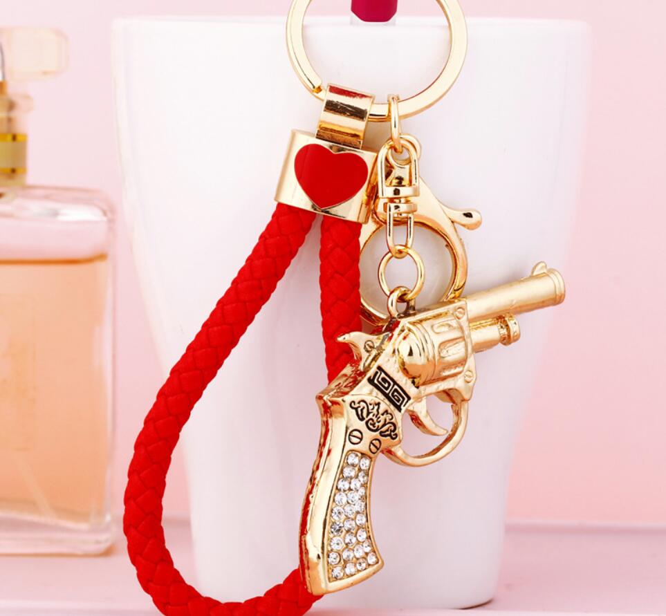 Lanyard Revolver Model Keychain