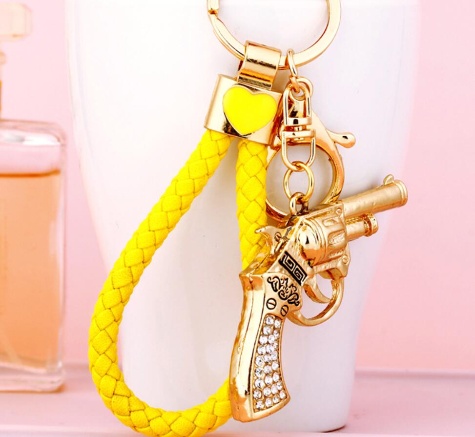 Lanyard Revolver Model Keychain