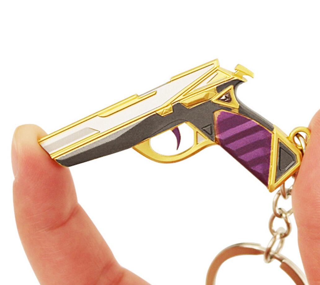 mini pistol model key chain