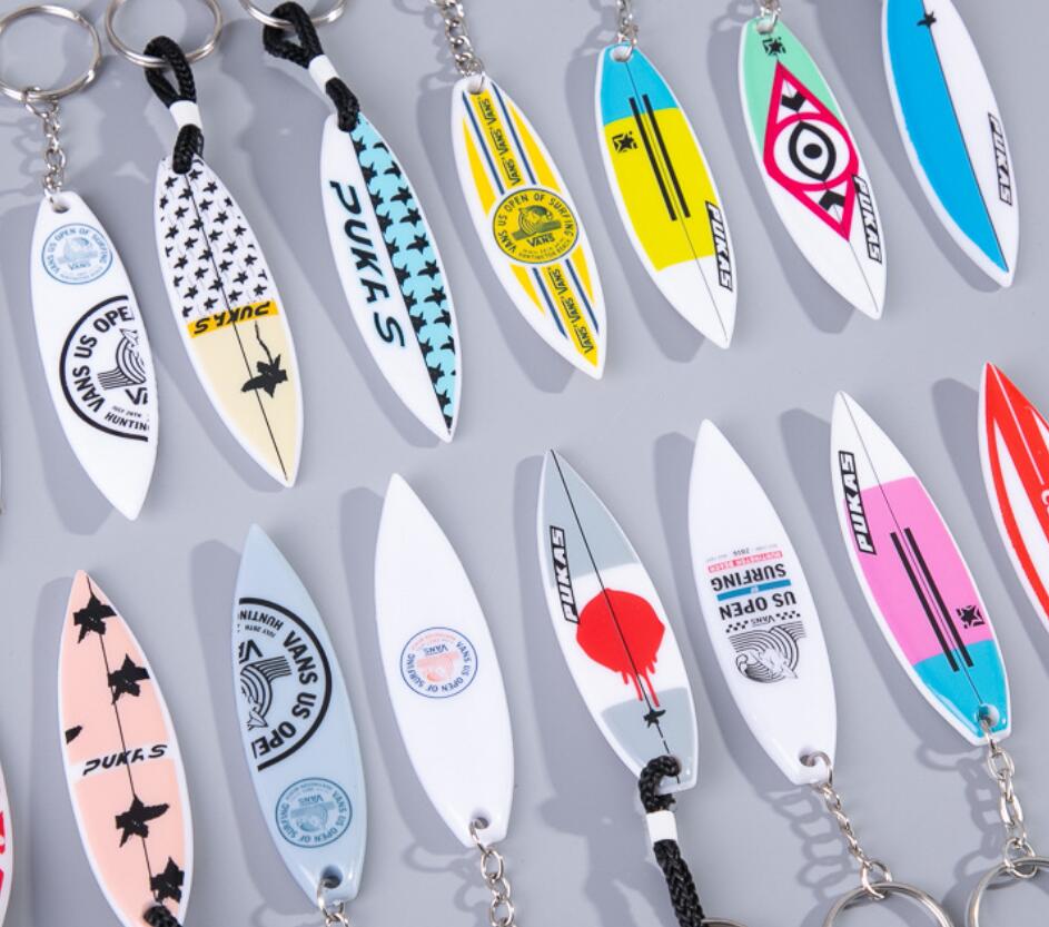 PVC Surfboard Keychain