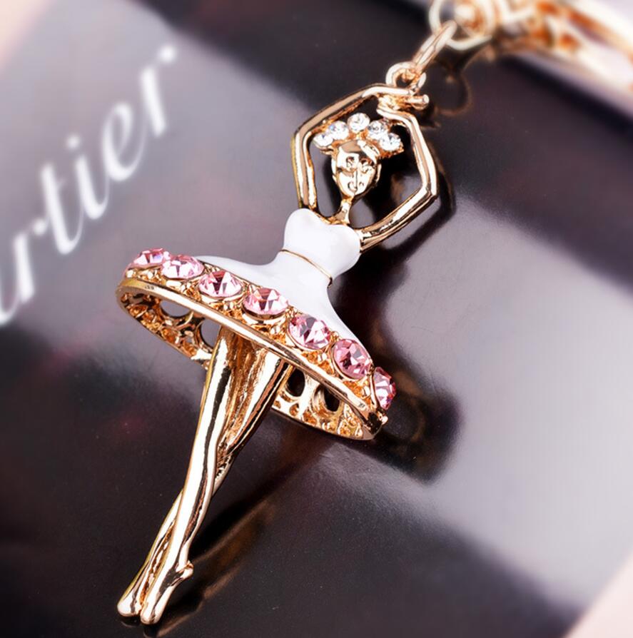 Ballet girl keychain