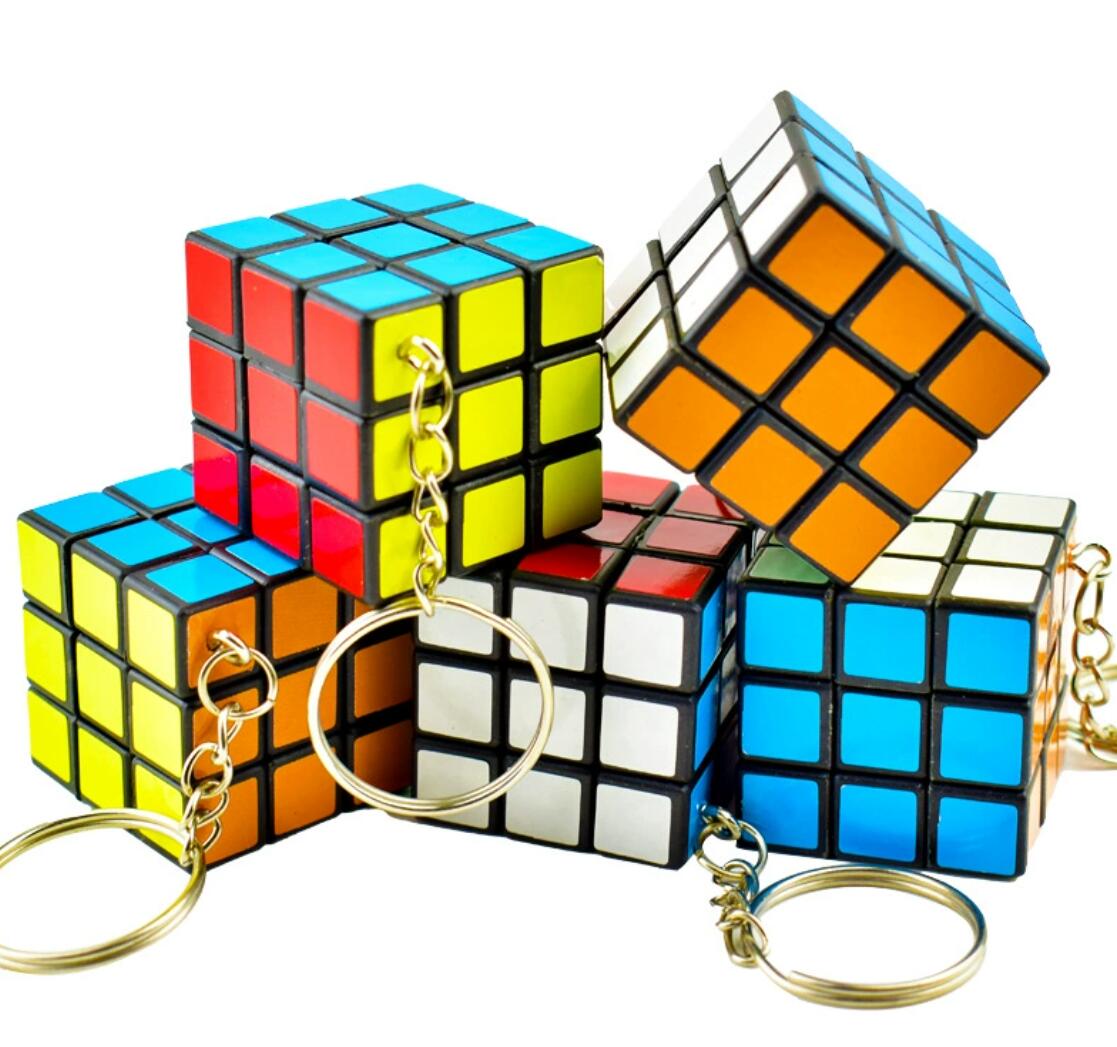 Mini Rubik's Cube Keychain